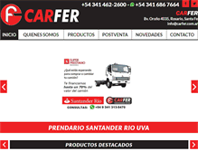 Tablet Screenshot of carfer.com.ar